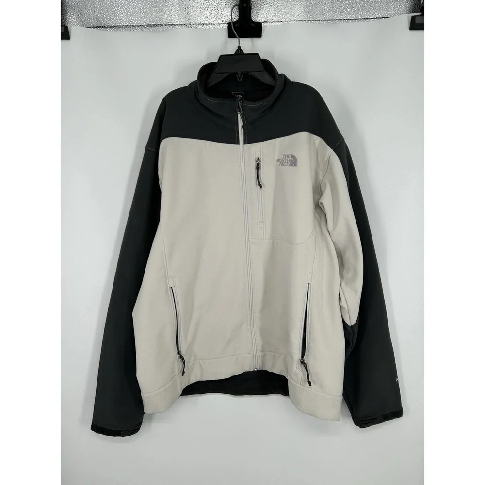 The North Face Apex Soft Shell Softshell Fleece Lined Full Zip Jacket Men XL‎